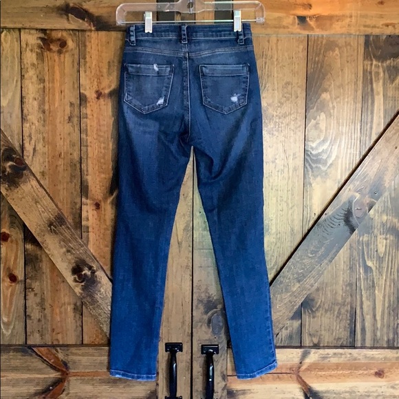 NWOT Topshop hi rise Moto skinny distressed jeans - Picture 3 of 5